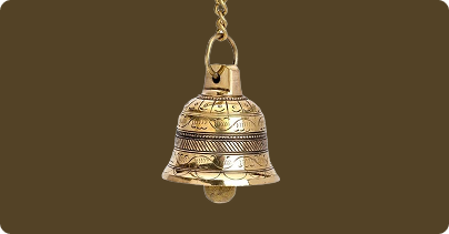 HANGING BRASS BELL (GHANTI BIG)