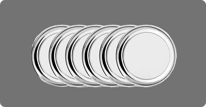 SIMPLE STEEL PLATE (THALI)